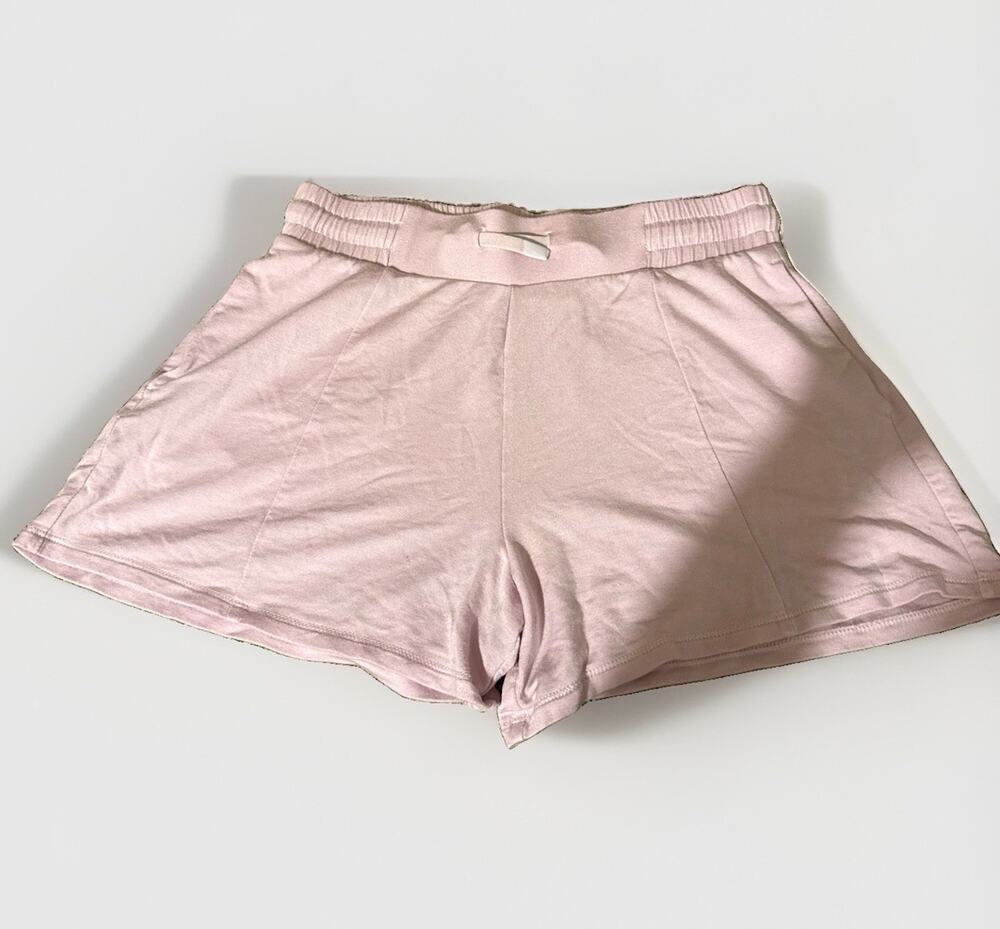All in Motion Women's Pink Solid Athletic Shorts XL Elastic Waist Pull On